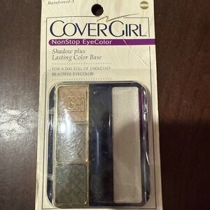 Cover Girl Eyeshadow NonStop EyeColor Rainforest 1 Neutrals Eye Shadow NOS NEW